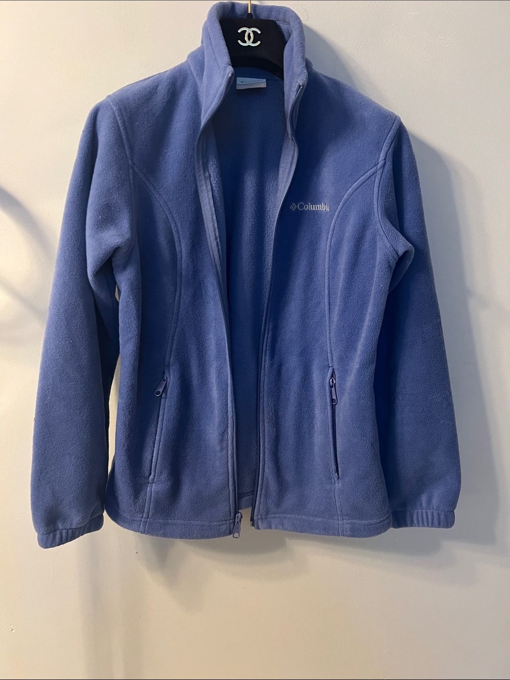 Columbia Periwinkle Blue Full-Zip Sweater/Jacket